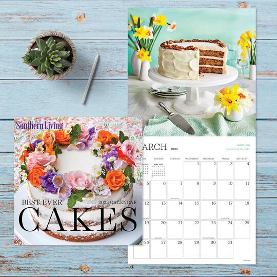 2025 Southern Living Best Ever Cakes Wall Calendar Wall Calendars